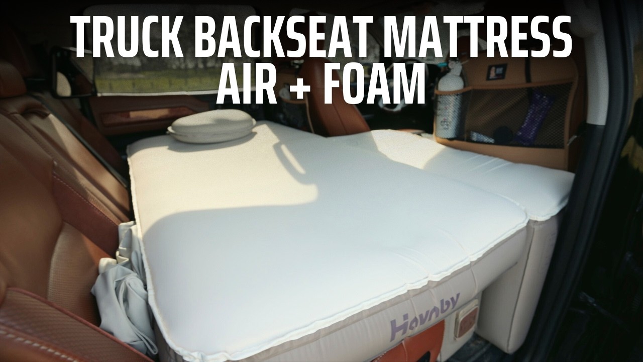 Надувной матрас для задних сидений! Обзор надувного матраса Havnby Air + Foam для Toyota Tundra.