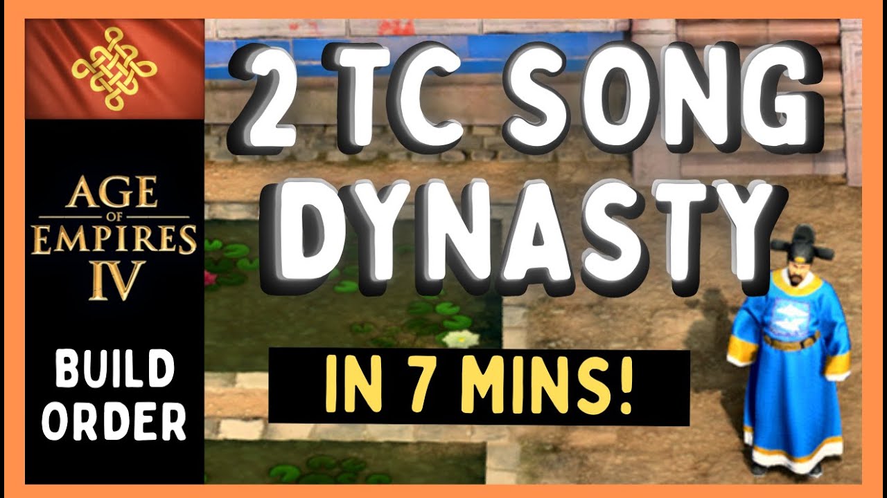 FASTEST AOE4 Boom Build Order | Age of Empires 4 Chinese 2 TC Song Dynasty Build Order