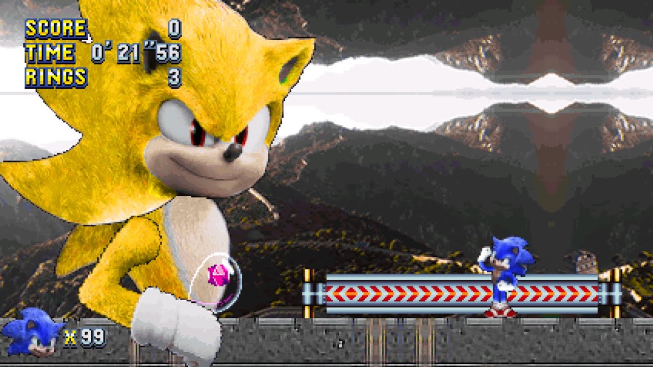 Super Sonic Movie Boss Fight Mania Plus Mod
