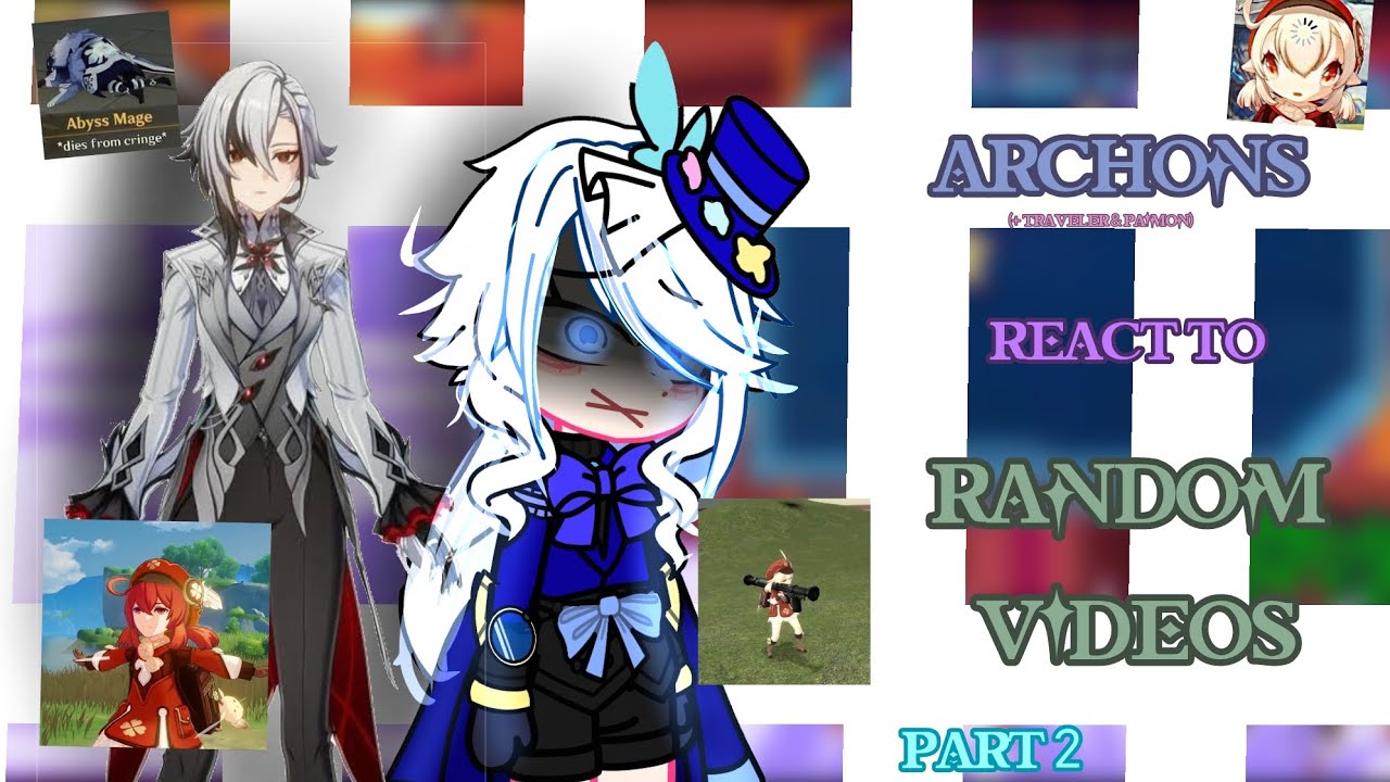 ||Archons React to My Genshin Fyp!! || PART 2 || +Traveler & Paimon (Short like Nahida) !!CRINGE💔!!
