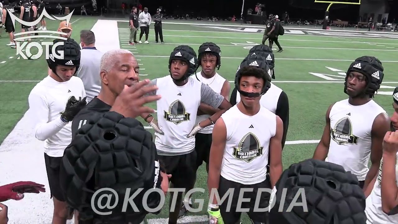 2023 National Combine WR vs DB 1 on 1s - All American Combine in San Antonio