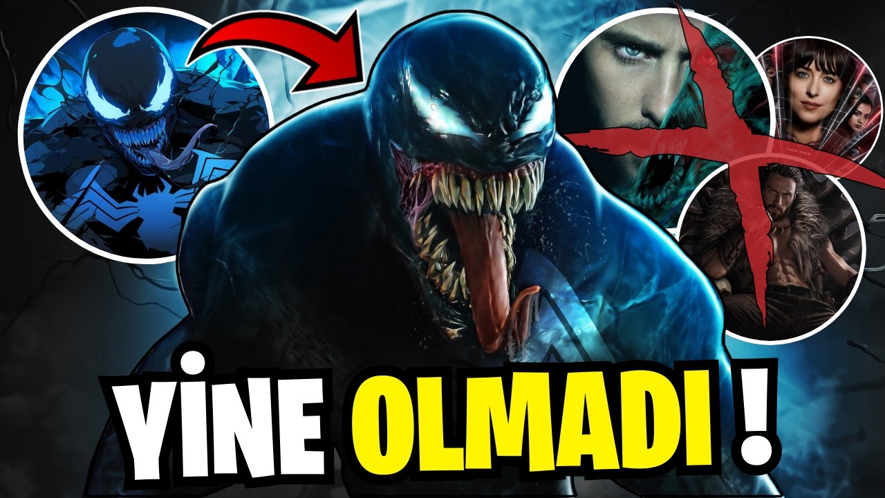 Yeni Venom Filmi Geliyor | Sony'nin Marvel Evreni Bitti !
