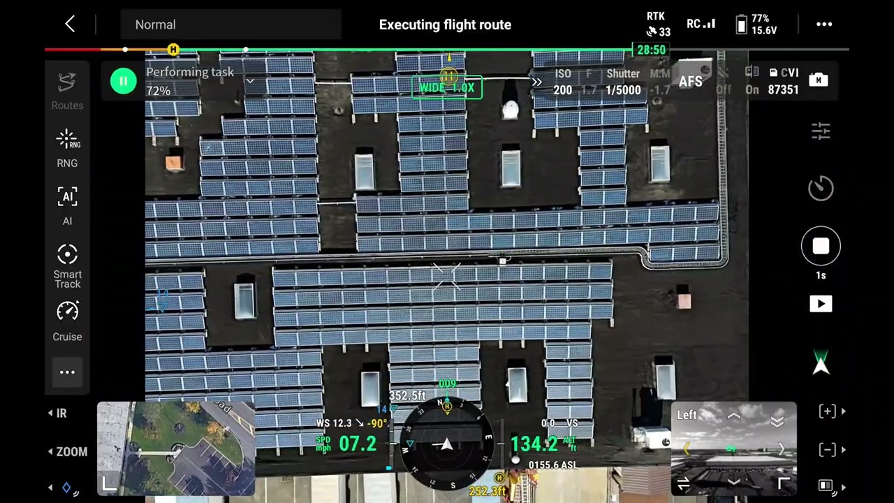 Solar commercial roof mapping. 3.0 gsd #Commercial #SolarSolar #Roof #Mapping #djimatrice Drone