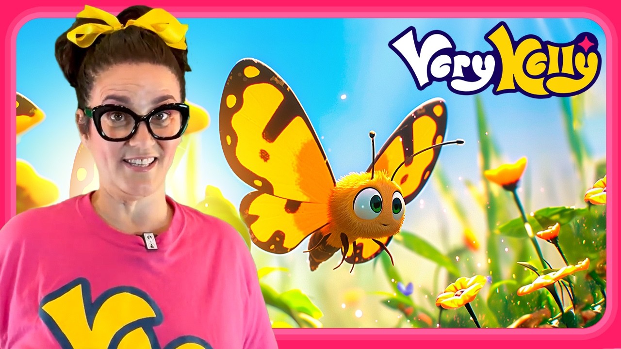 Butterflies | Very Kelly Music For Kids 🦋🎶
