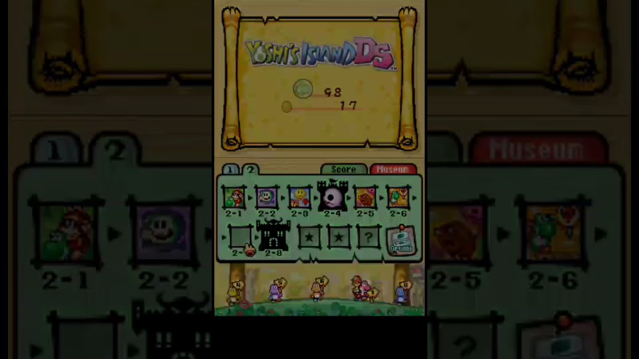 Yoshi Island DS 2-7 100 points