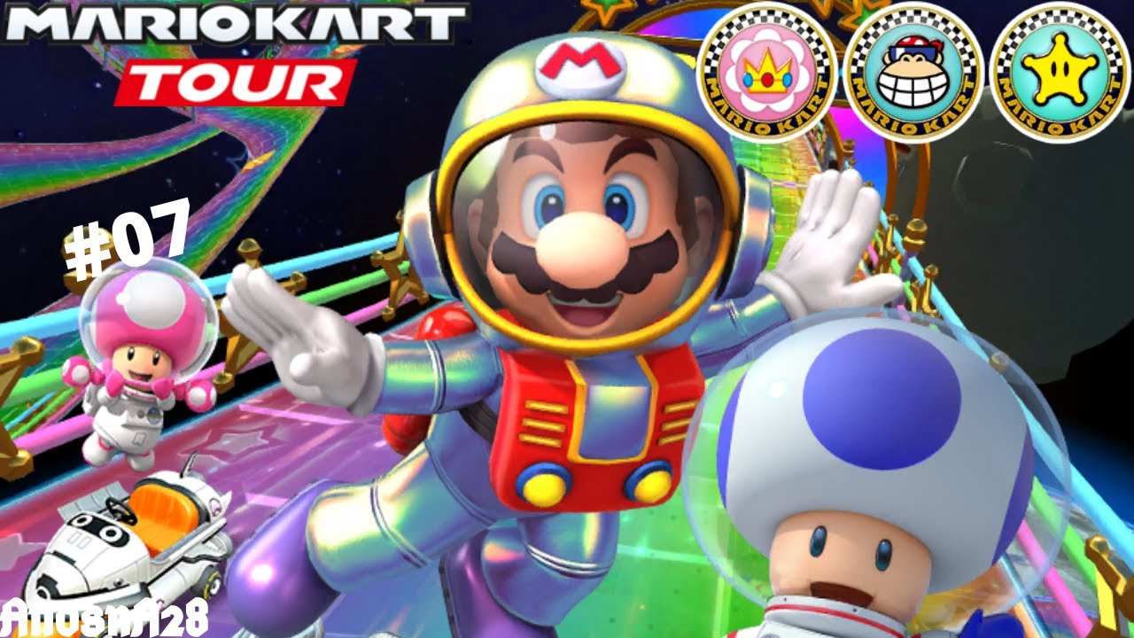 Mario Kart Tour: Baby Peach Cup, Funky Kong Cup & Rosalina Cup [Space Tour 2023] {#503}