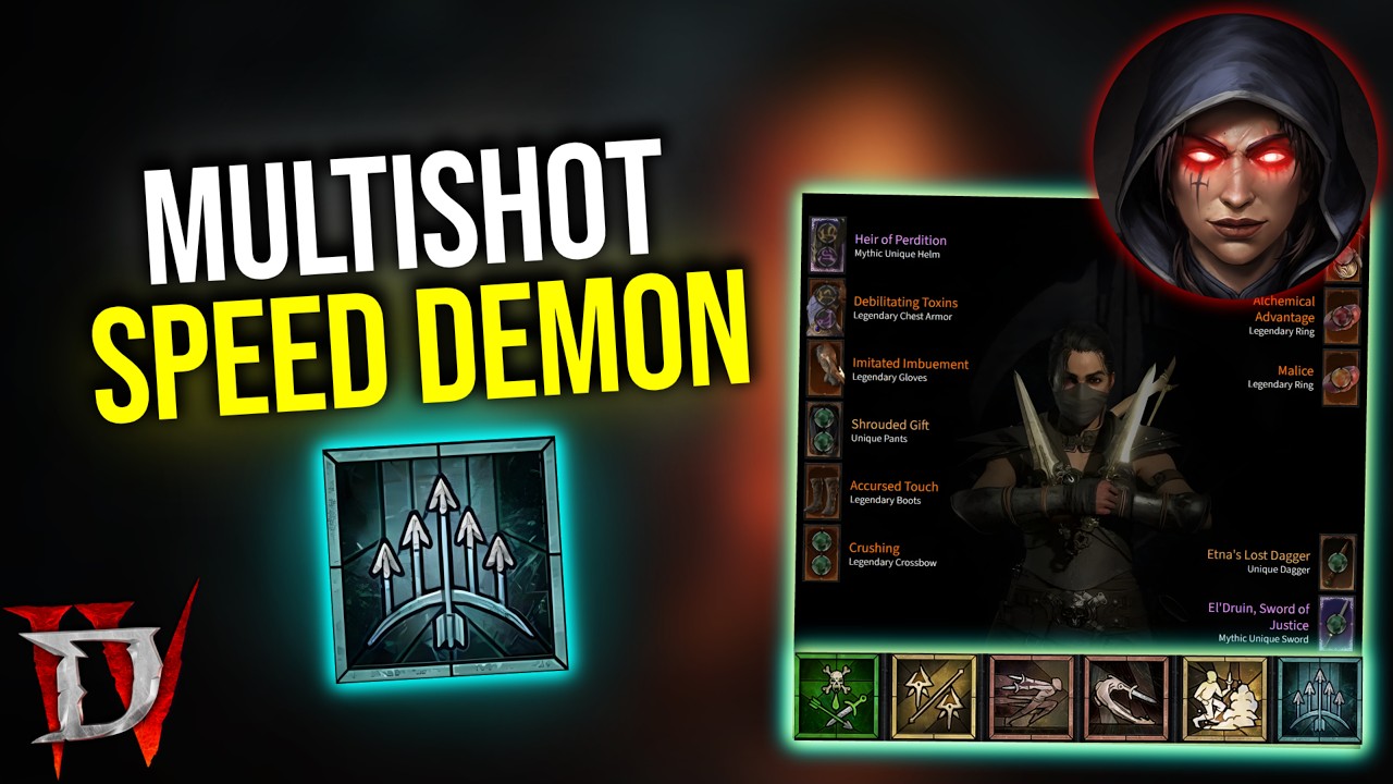 Diablo 4 &mdash; МЫ ВЕРНУЛИСЬ: РАЗБОЙНИК С МНОГОКРАТНЫМ ВЫСТРЕЛОМ &mdash; ЭТО БЕЗУМИЕ