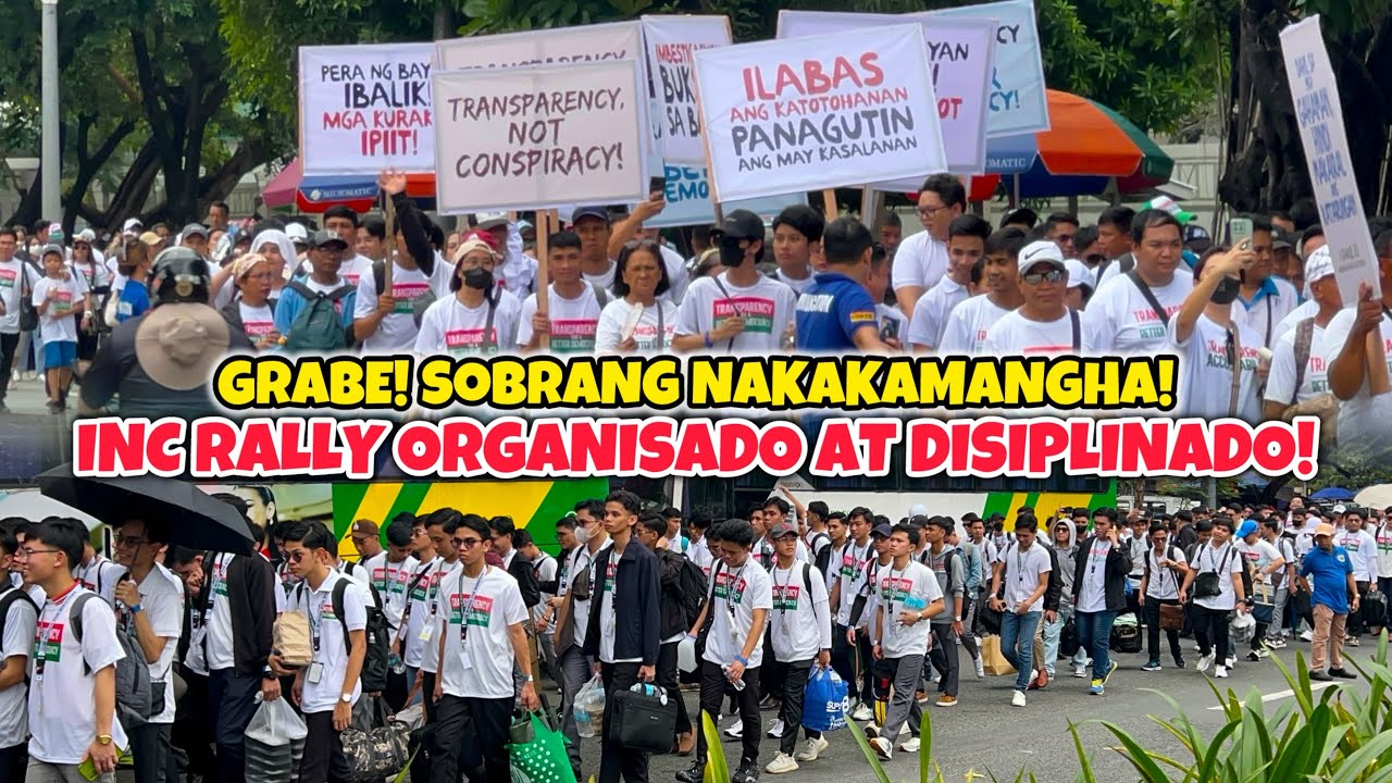 NAKAKAMANGHA! INC PEACE RALLY SOBRANG DISIPLINADO! 