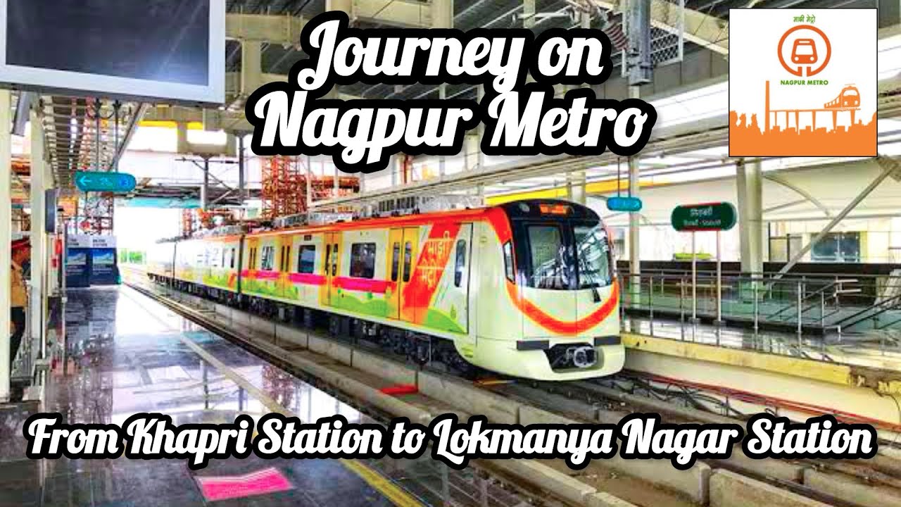 Journey on Nagpur Metro from Khapri Station to Lokmanya Nagar Station#nagpurmetro #nagpur #mahametro