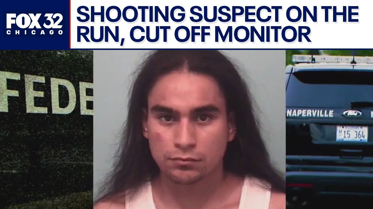 Naperville shooting suspect still on the run after cutting off ankle monitor