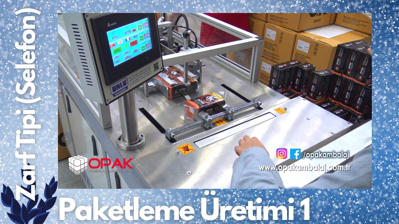 Opak Ambalaj - Zarf Tipi (Selefon) Paketleme Üretimi 1