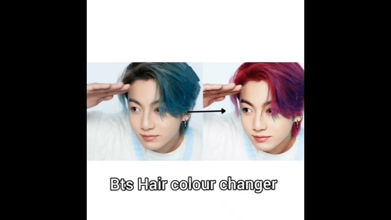 Bts Hair colour to rainbow💜💙💙💚💛🧡❤