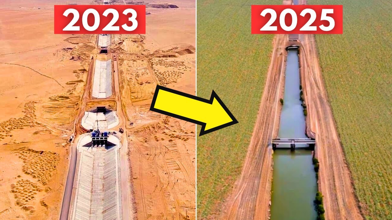 Unbelievable! Egypt Is Building A 100Km RIVER In the DESERT