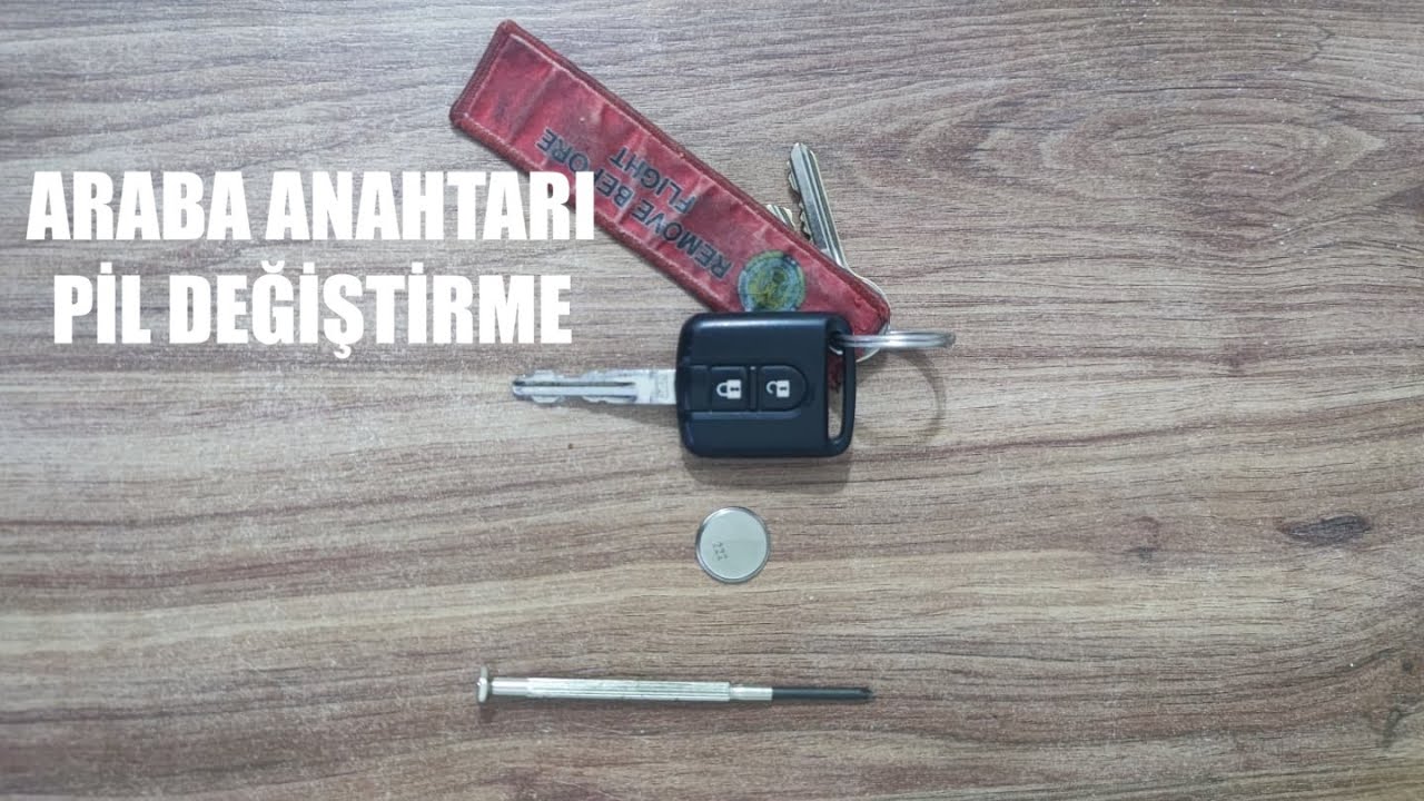 Araba Anahtarı Pili Nasıl Değiştirilir