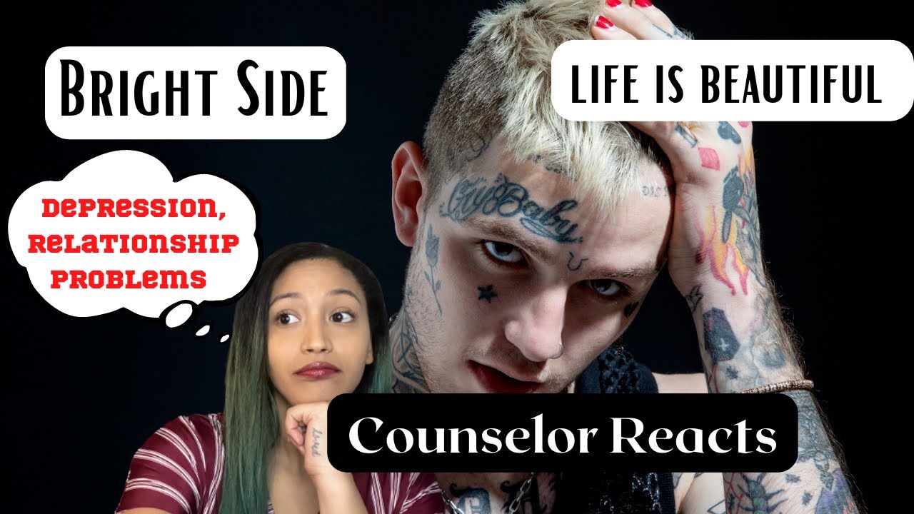 Counselor Intern React To Bright Side & Life Is Beautiful By Lil Peep| Lil Peep Reaction Video