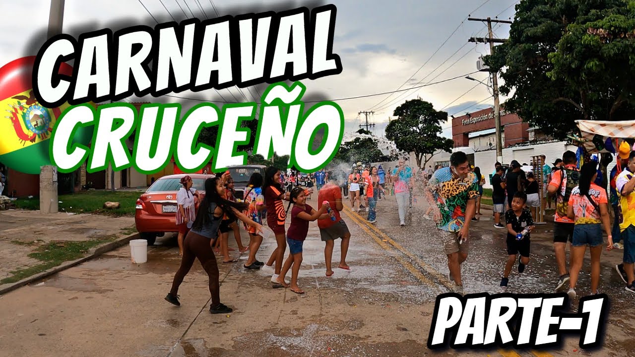 ASI SE VIVE EL INCREIBLE CARNAVAL EN SANTA CRUZ-Bolivia -ESTE 2024-Parte-1