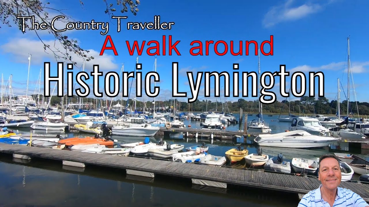 A Walk around Historic Lymington in September - see the crinkle-crankles! #townwalk
