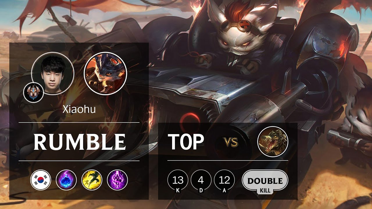 Rumble Top vs Renekton - KR Challenger Patch 9.24