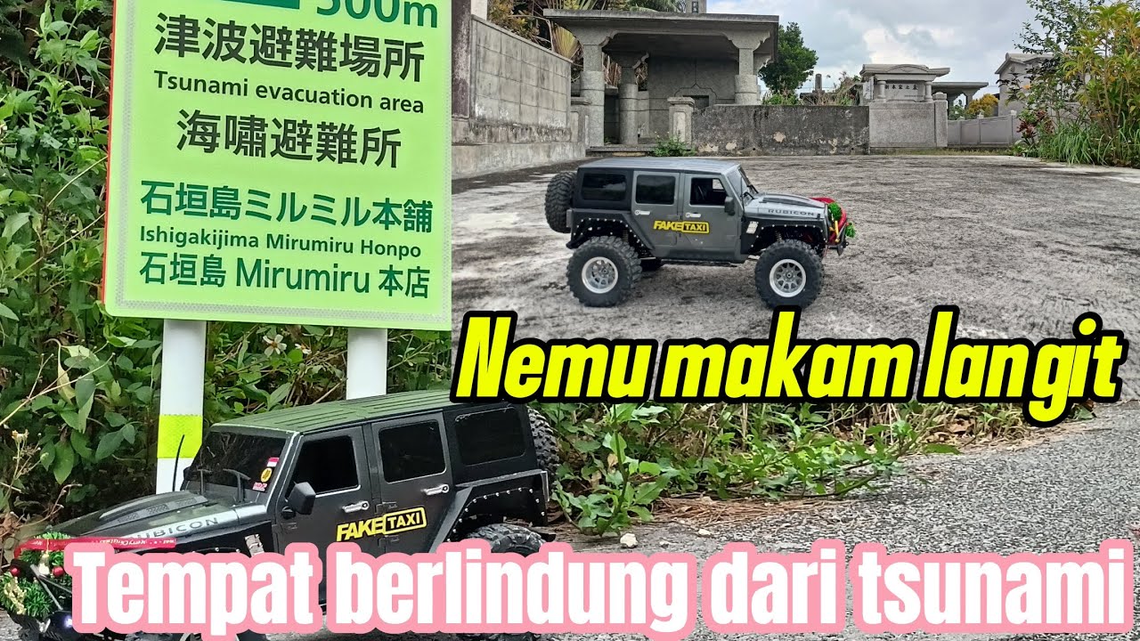 Explore tempat evakuasi tsunami, malah Nemu pemakaman umum 🫣🫣 