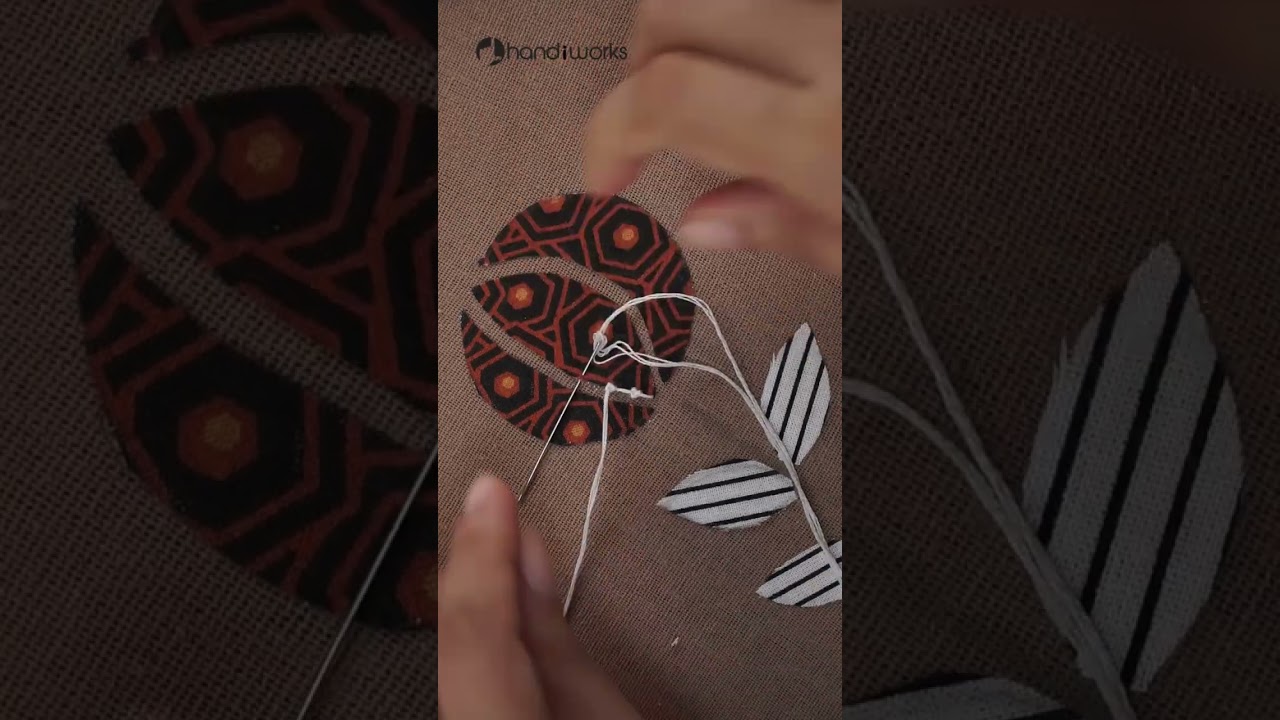 Applique designs for cushions | Hand Embroidery Tutorial #appliques