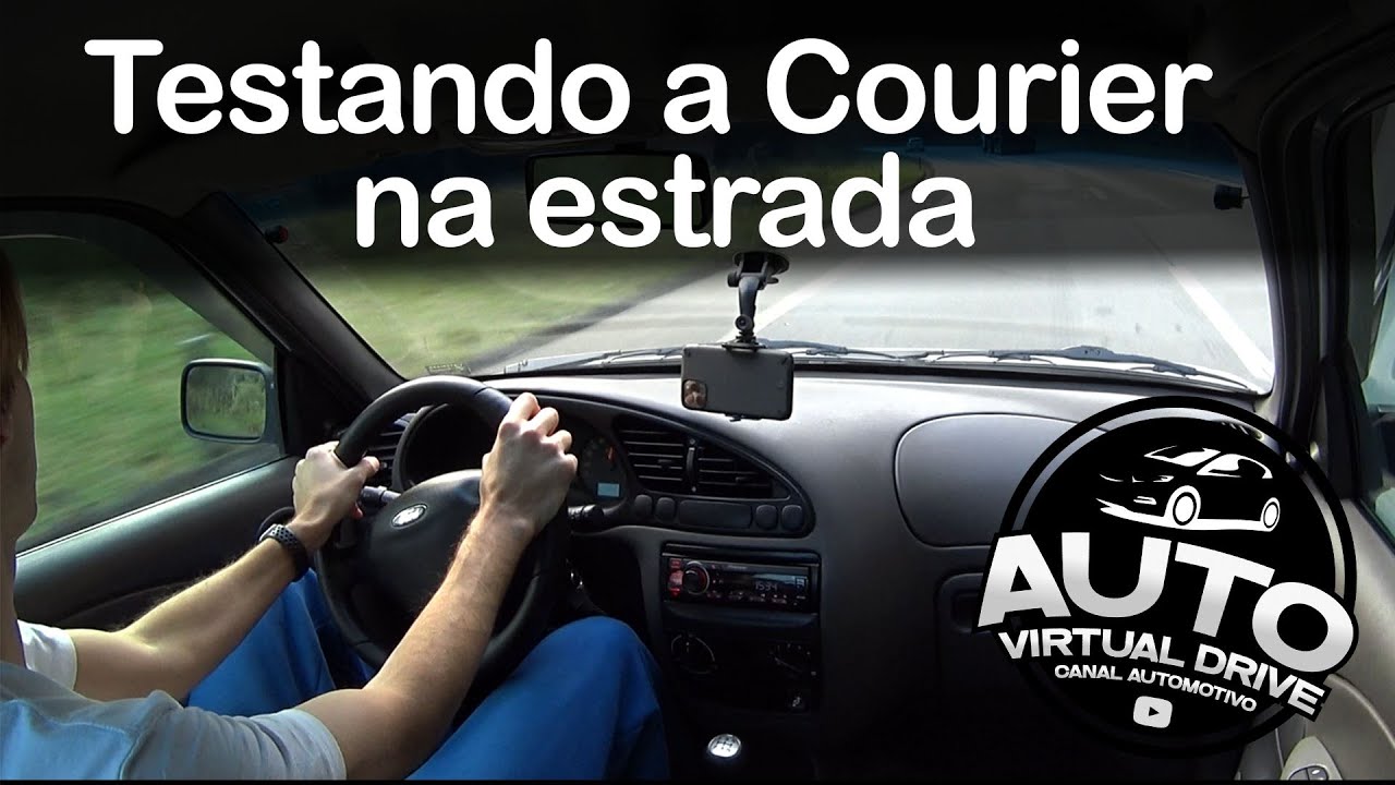 TESTANDO A FORD COURIER NA ESTRADA - AutoVirtualDrive