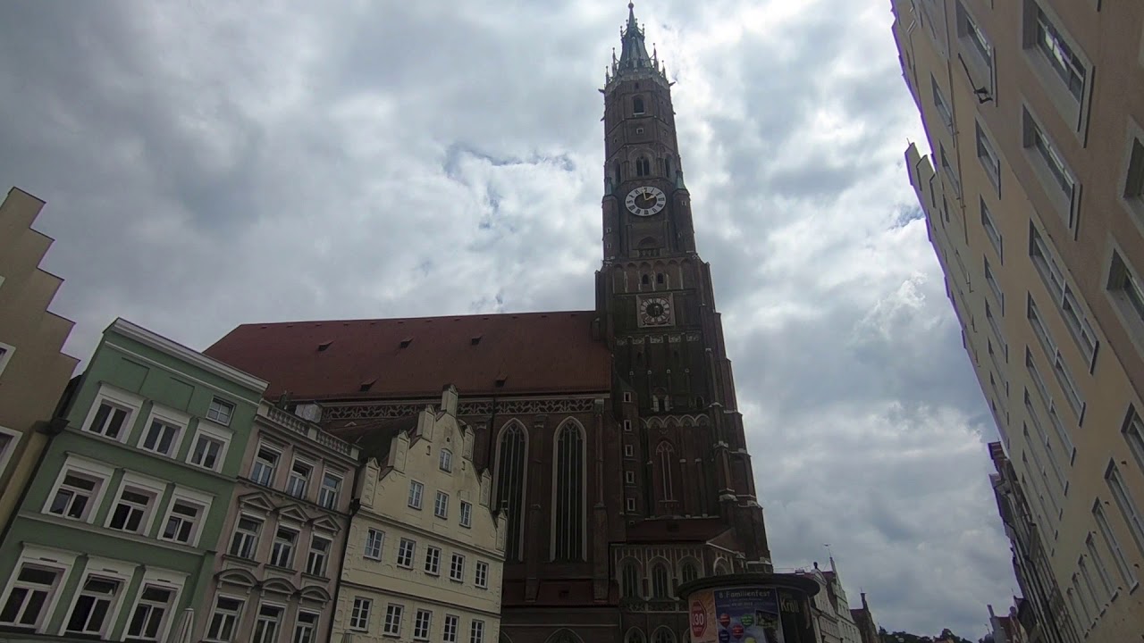 Ландсхут, крепость Траусниц, Бавария, Германия/Landshut, town of Bavaria, Germany.