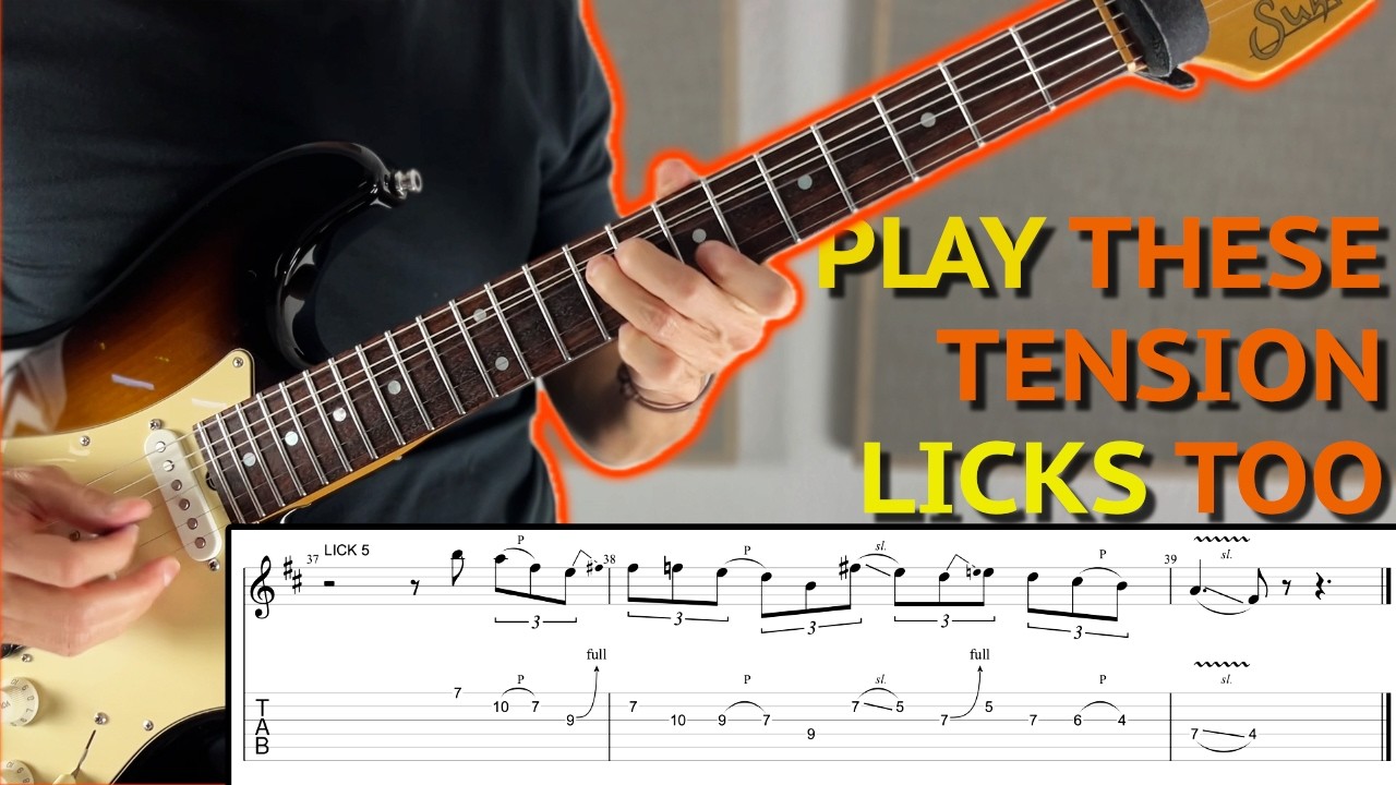 Guitar Licks To Inspire Your Solos - Creating Tension