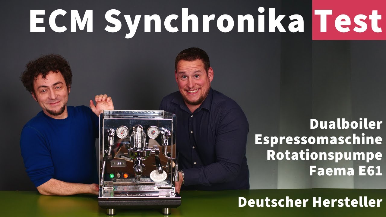 ECM Synchronika - Edel-Dualboiler Espressomaschine im Test