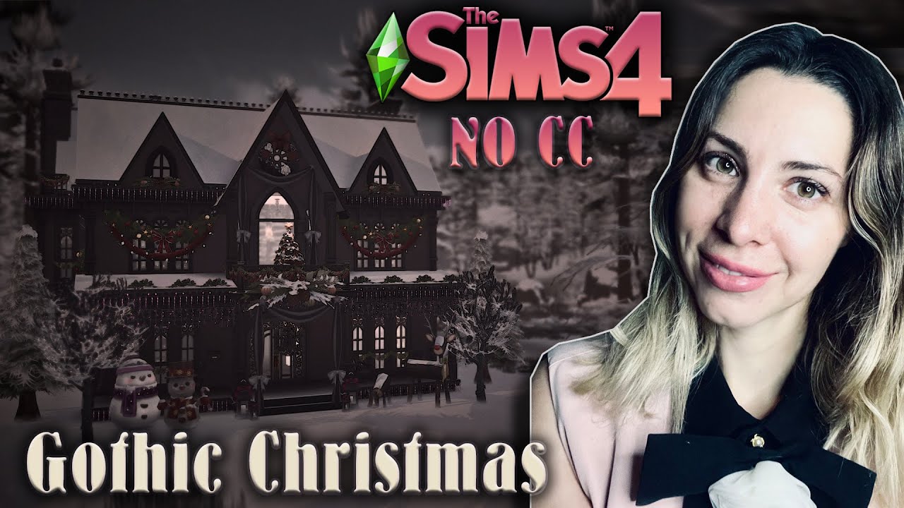 Sims 4 Speed Build | Gothic Christmas No CC