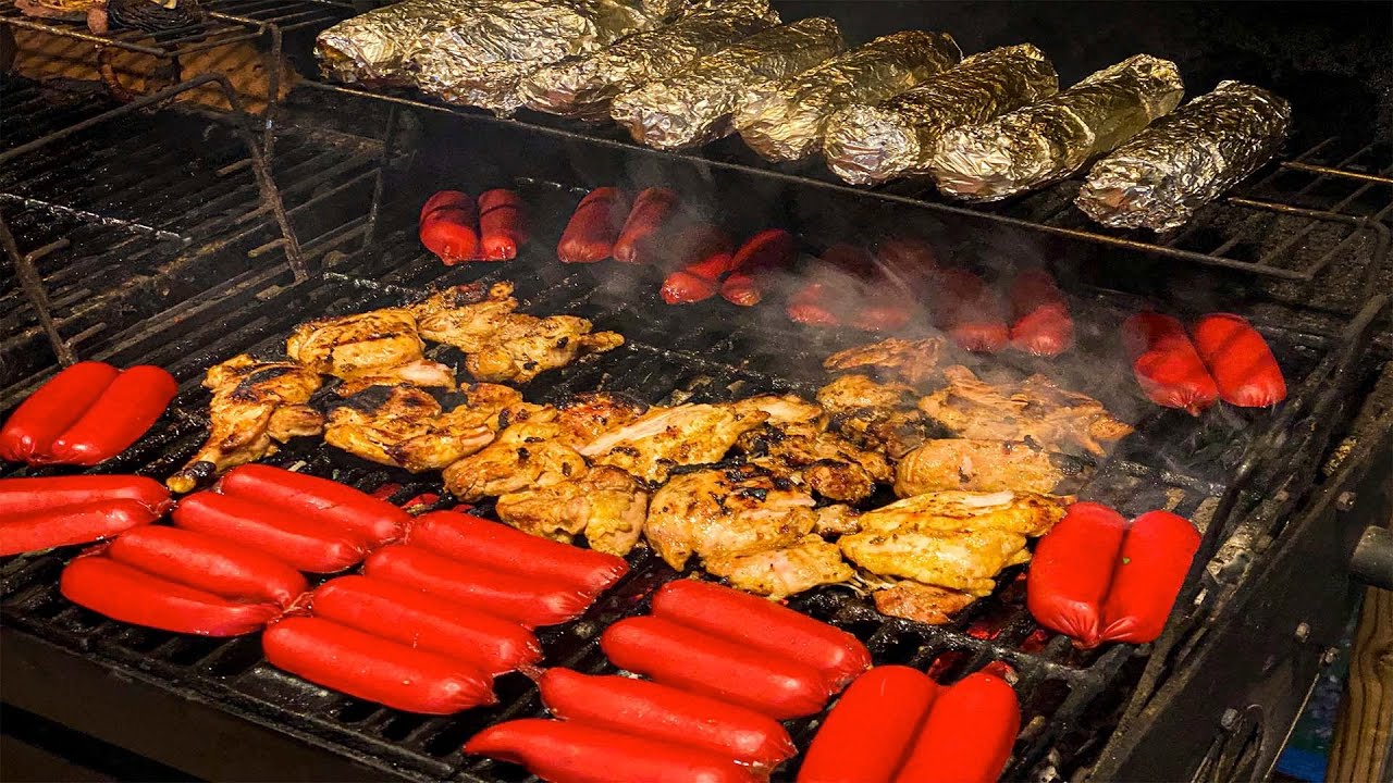 | backyard grilling | with the brother