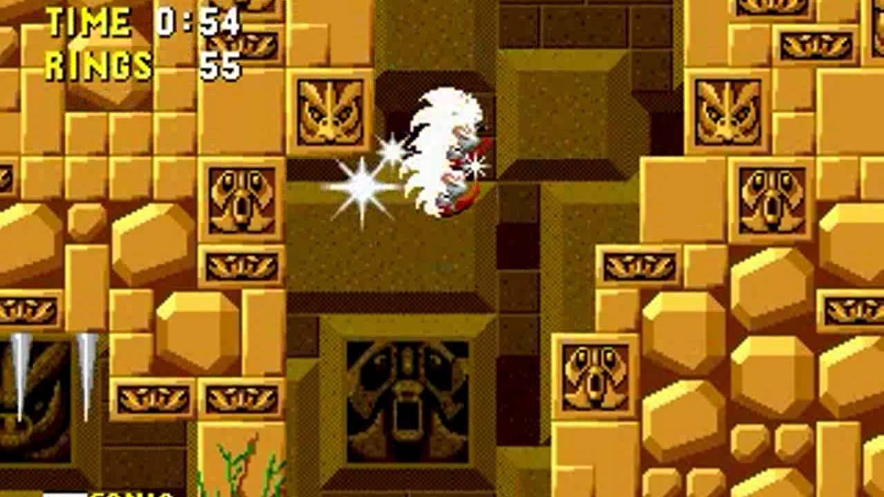 Super Sonic & Hyper Sonic in Sonic 1 (Genesis) - Longplay