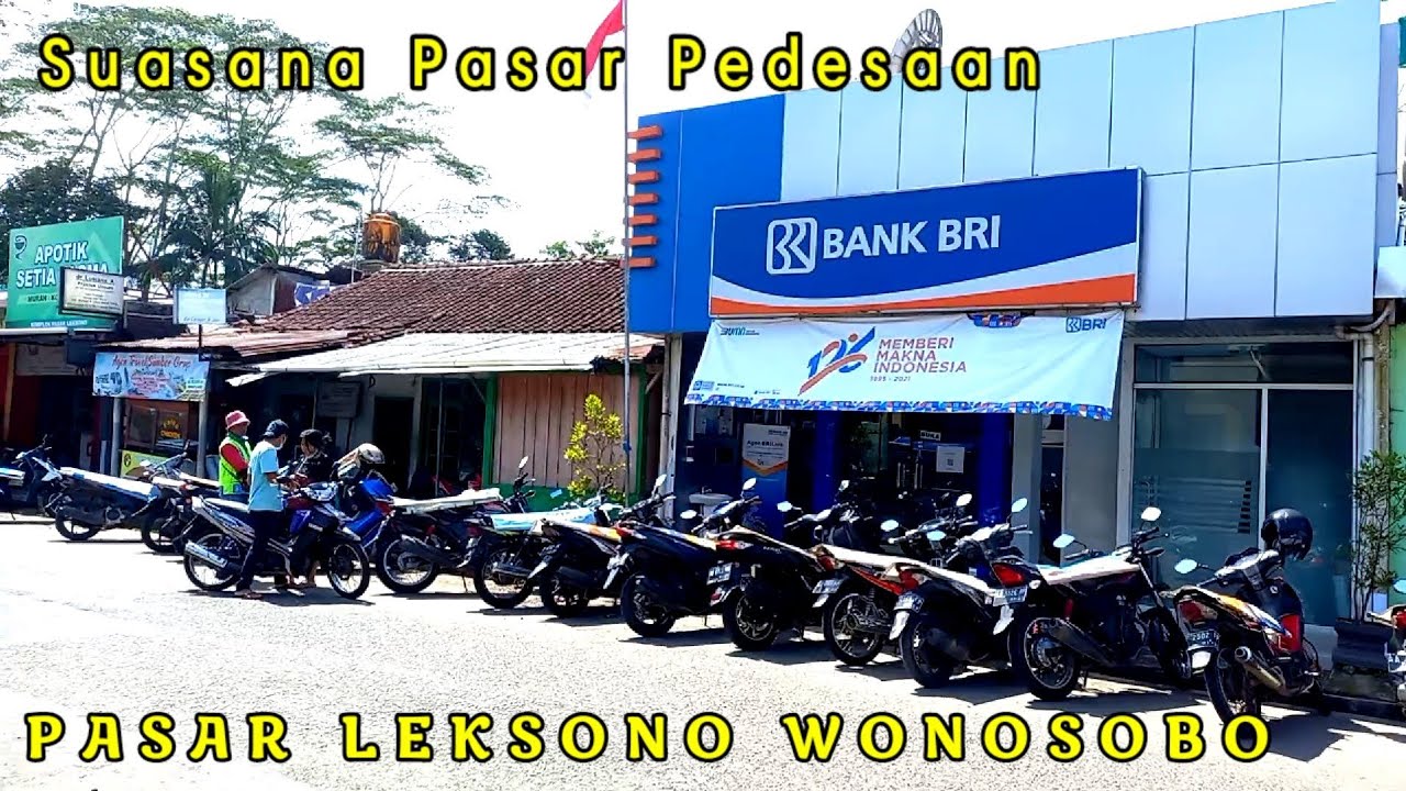 Suasana terkini Pasar Leksono Wonosobo