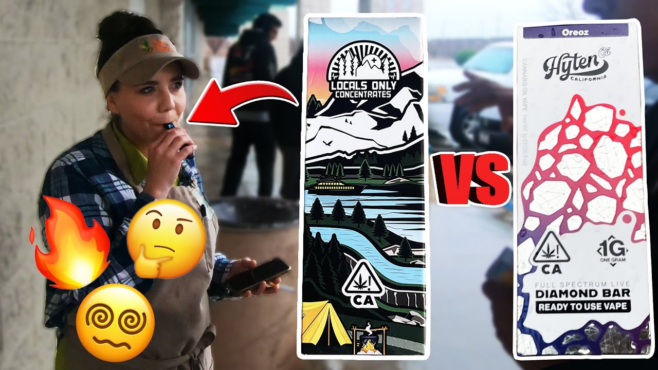 LETTING STRANGERS RATE DIFFERENT DISPOSABLES! | LOCALS ONLY VS HYTEN | CHEAP CARTS #29
