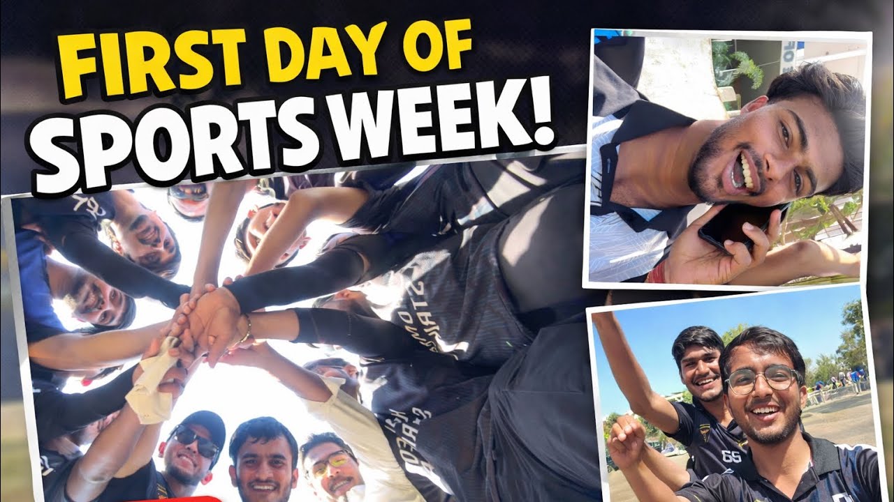 Sports Week Begins! 💪 First Day Highlights🎥