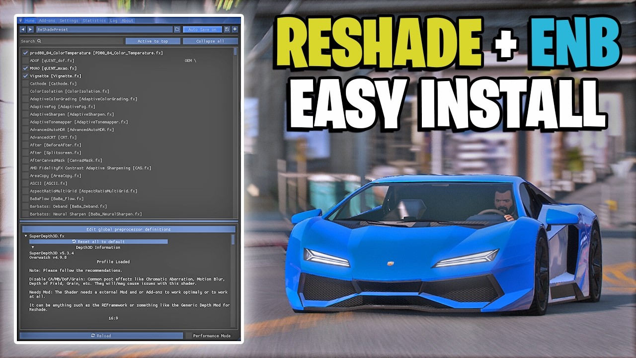 How To Install Reshade & ENB In GTA 5 Legacy (2026 Updated Guide)