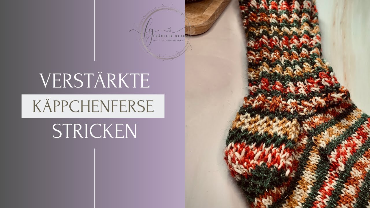 Weihnachtssocken Teil 2 / verstärkte Herzchenferse / 