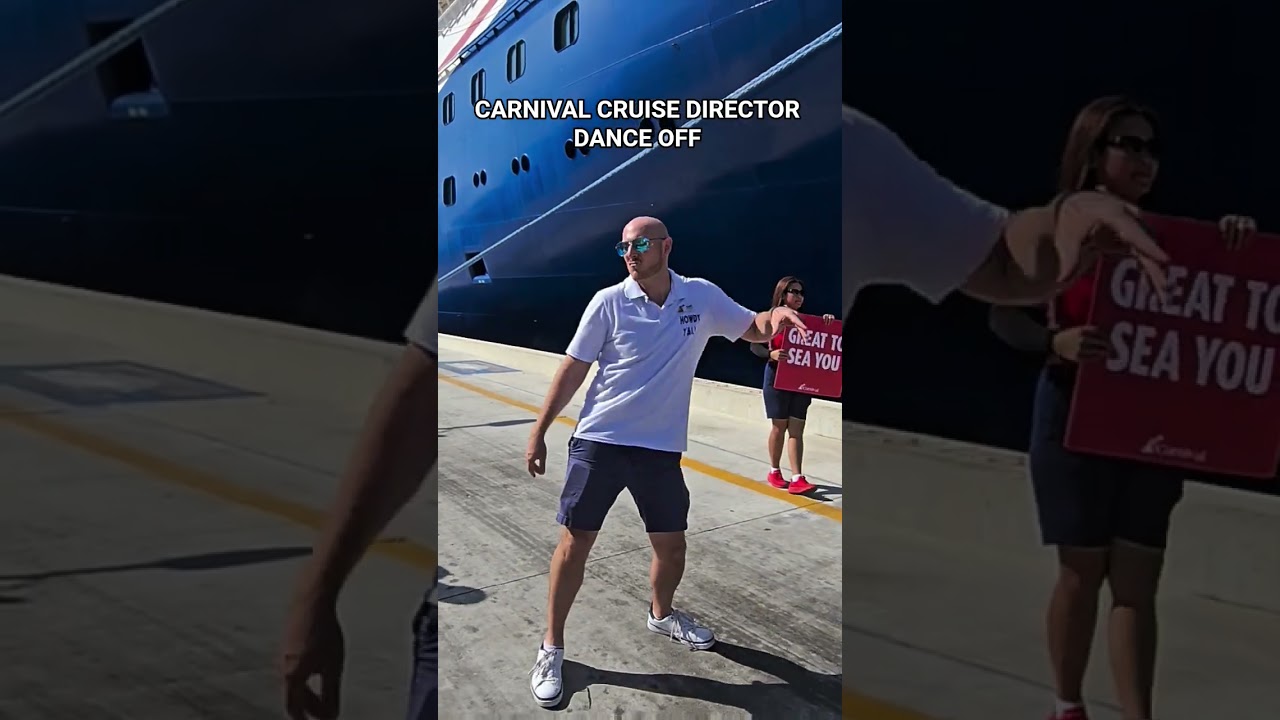 Carnival Cruise Director Dance Off! 