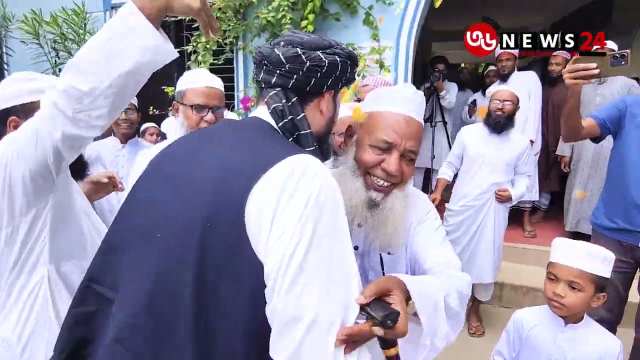 নারায়ণগঞ্জের দেওভোগ মাদরাসার শুভেচ্ছায় সিক্ত আজাদ কাশ্মিরের তথ্যমন্ত্রী সাঈদ শাহ  | 36NEWS