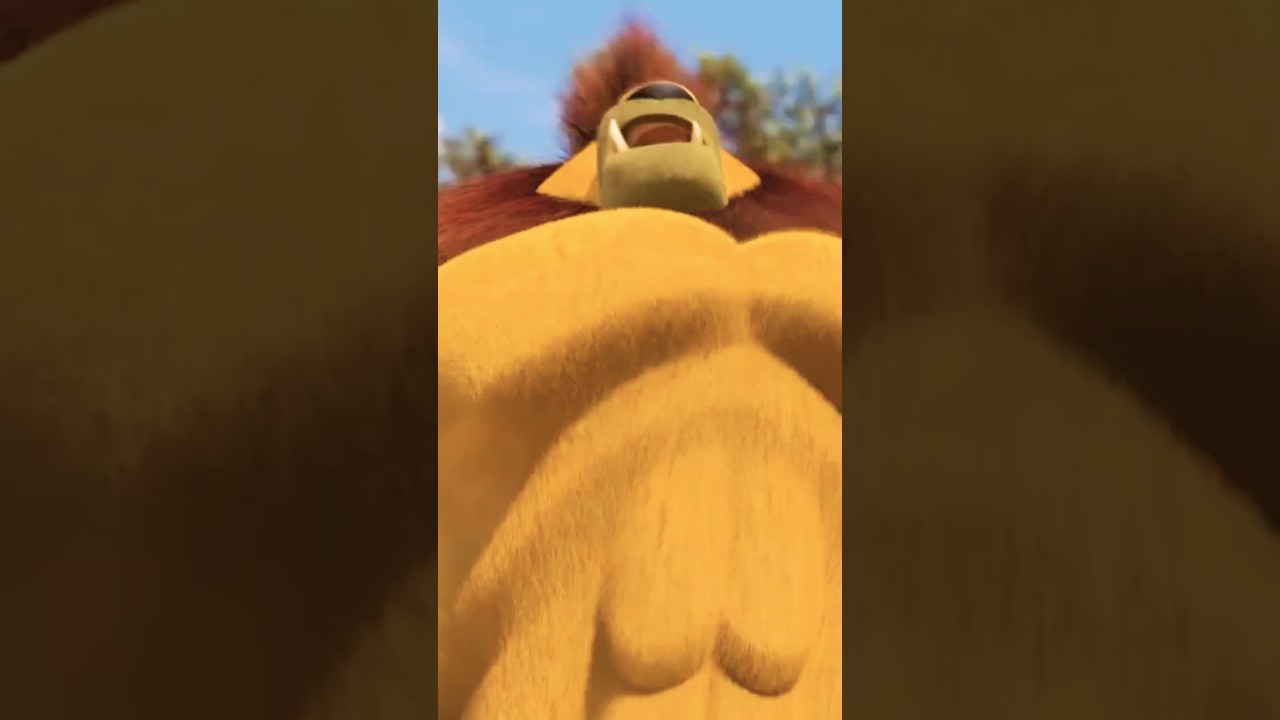 MADAGASCAR 2 | TEETSI GROWS HIS MUSCLES & PECS #madagascar2 #Teetsi #pecs #muscle #bawong 💪🦁👀🥵🔥❤