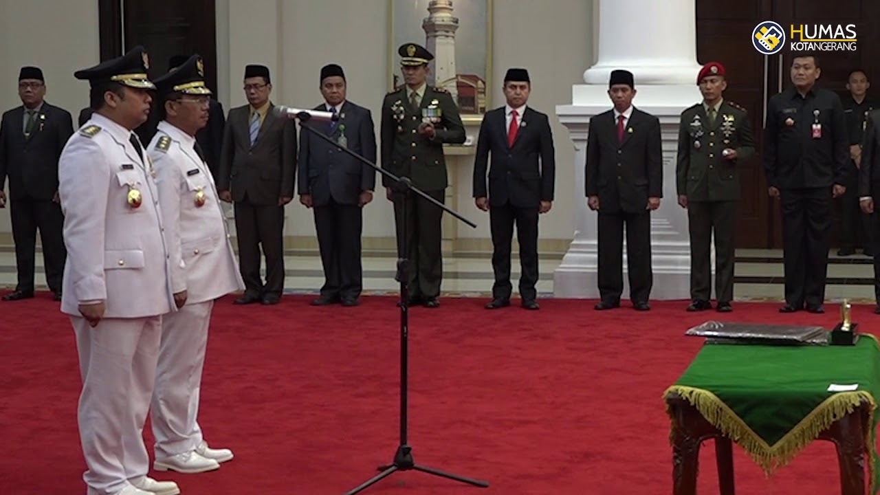 Walikota dan Wakil Walikota Tangerang Resmi Dilantik | Humas Kota Tangerang