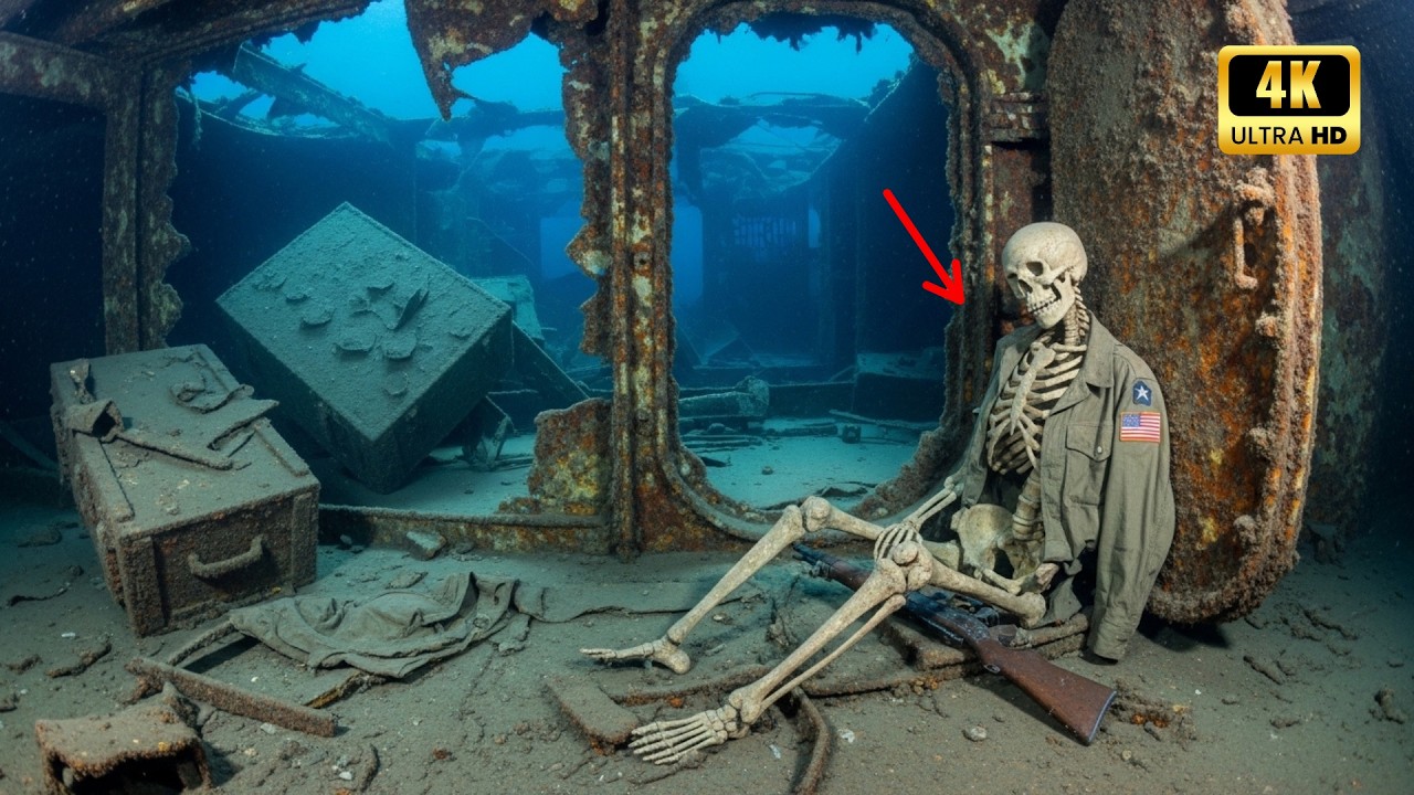 Sobering Inside USS Arizona: soldiers who never came home in 1941.