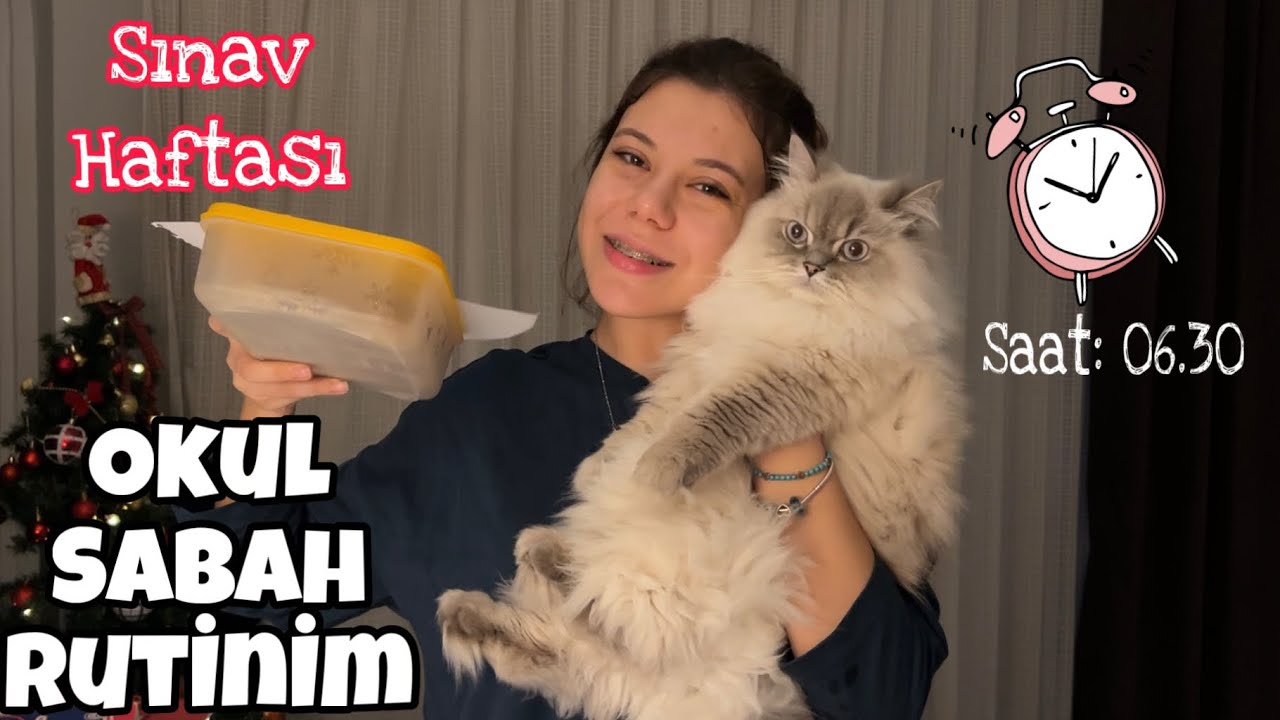 Okul Sabah Rutini || Sınav Haftası. Tuana Zeybek