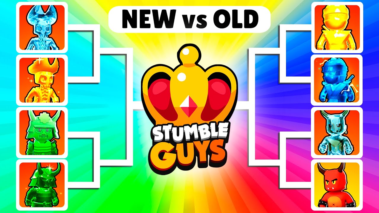 NEW SKINS 0.48.1 vs OLD SKINS 🔥 Stumble Guys Tournament