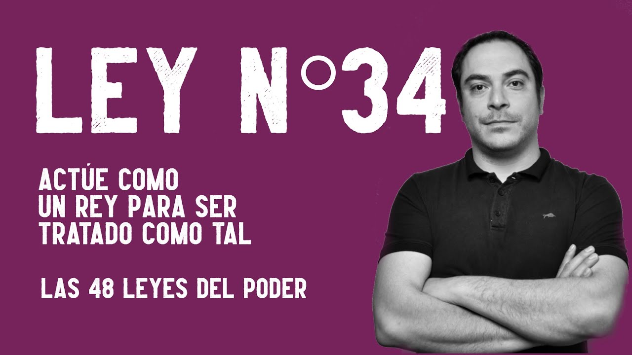 PSICÓLOGO EXPLICA el libro 📕 Las 48 Leyes del Poder 📕 II Ley #34 II Psicología del poder