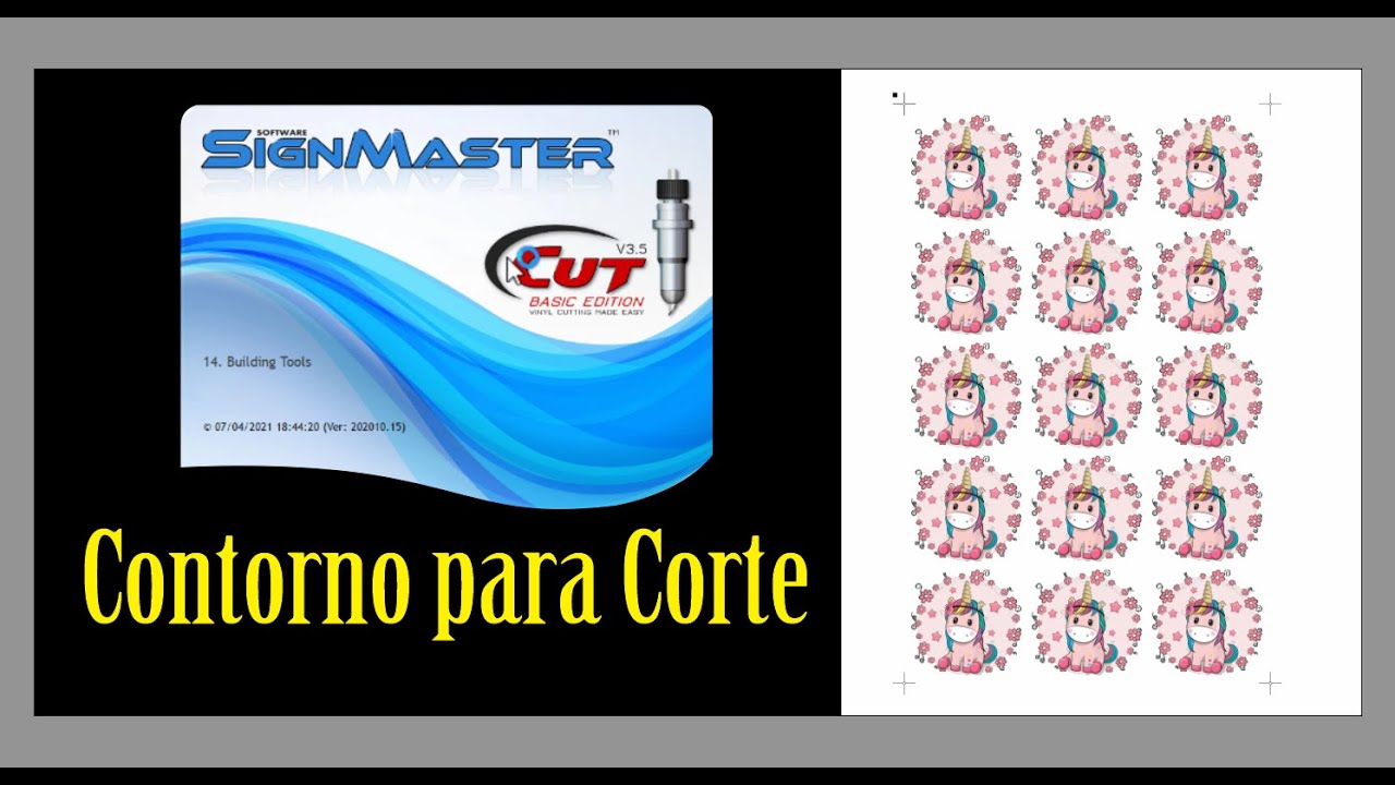Jinka 721 Contorno de Corte No SingMaster Plotter de Recorte