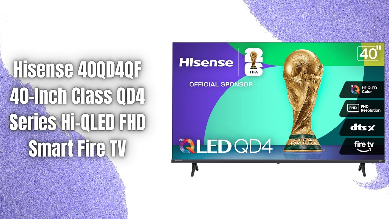 Hisense 40QD4QF Review | 40” QLED Fire TV on a Budget!