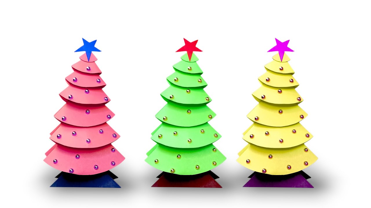 Creative Christmas Tree Making Trick at Home 🌲| Simple Paper Craft 