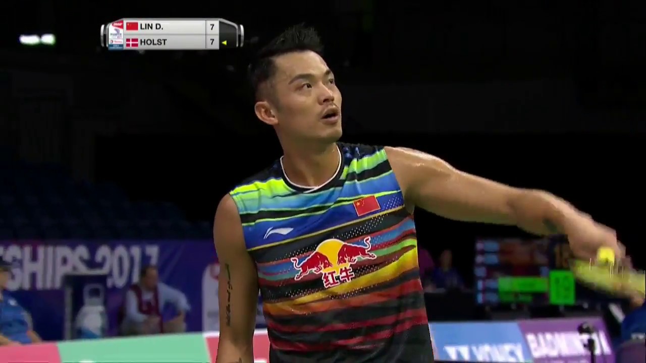 TOTAL BWF World Championships 2017 | Badminton Day 3 M6-MS | Lin Dan vs Emil Holst