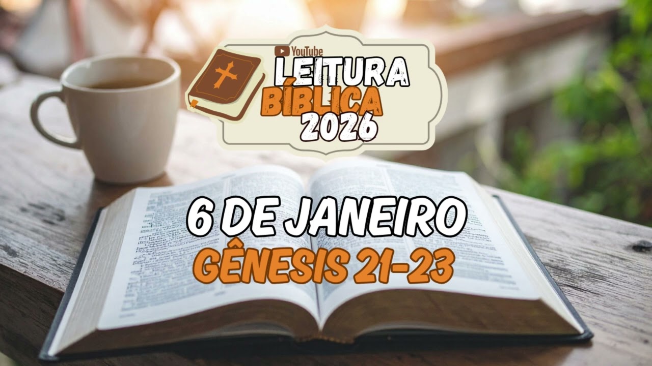 PLANO DE LEITURA DA BÍBLIA 2026 - 06 DE JANEIRO - GÊNESIS 21 AO 23