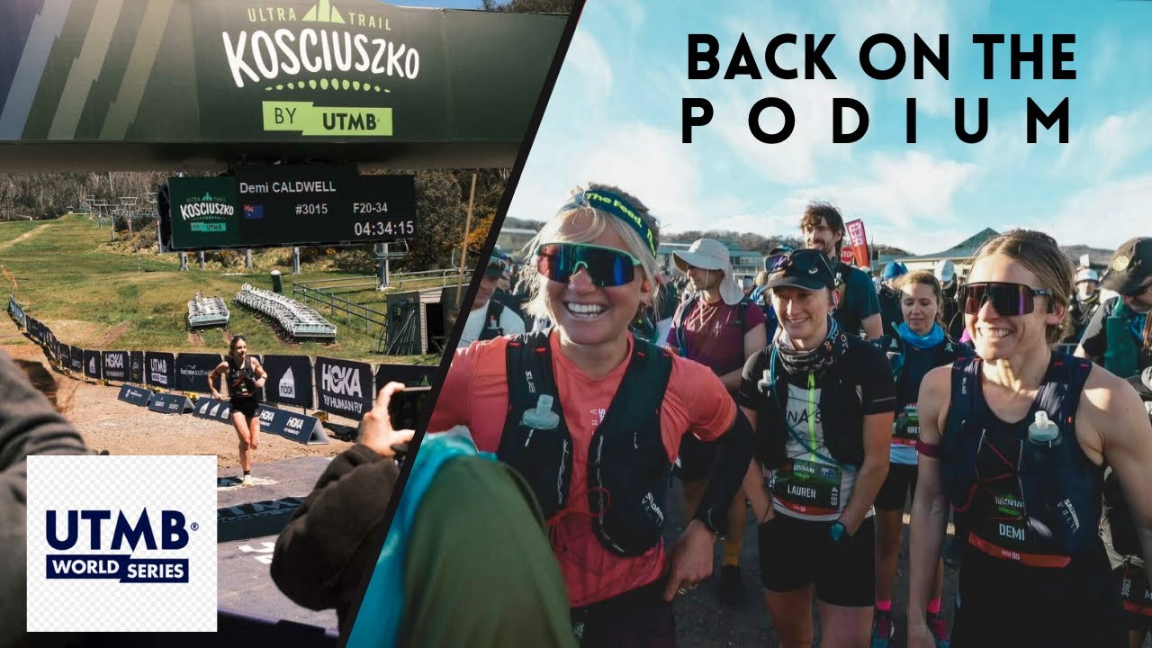 Racing with Lucy Bartholomew | Podium finish at Kosciuszko 50KM | UTMB | Ultra Runner Vlog